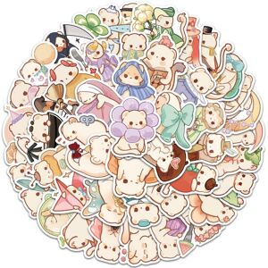 Tianfu 50pc cute animal water bottle sticker bag, waterproof sticker, dormitory decorat Tianfu 50pc cute animal water bottle sticker bag, waterproof sticker, dormitory decorat