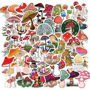 Mascot Mushroom Stickers, 50pcs Vinyl Waterproof Stickers for Laptop, Water Bottles, Bu Mascot Mushroom Stickers, 50pcs Vinyl Waterproof Stickers for Laptop, Water Bottles, Bu