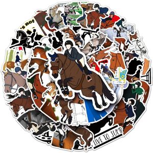 Mascot 50Pack Equestrian Stickers Water Bottle Laptop Phone Computer Guitar Skateboard Mascot 50Pack Equestrian Stickers Water Bottle Laptop Phone Computer Guitar Skateboard