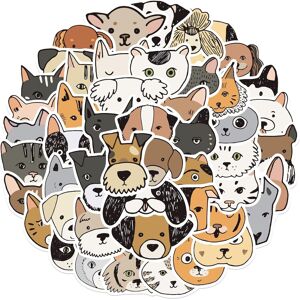 Mascot Cute Funny Cat Dog Animal Stickers for Laptop Water Bottles Kawaii Vinyl Waterpr Mascot Cute Funny Cat Dog Animal Stickers for Laptop Water Bottles Kawaii Vinyl Waterpr