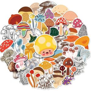 Mascot 50 mushroom stickers water bottles, cute hydrofoil stickers, waterproof vinyl ae Mascot 50 mushroom stickers water bottles, cute hydrofoil stickers, waterproof vinyl ae