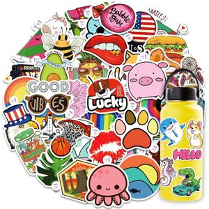 Mascot 200 PCS Cute Aesthetic Stickers Bulk for Kids Teens, Vinyl Vsco Waterproof Stick Mascot 200 PCS Cute Aesthetic Stickers Bulk for Kids Teens, Vinyl Vsco Waterproof Stick