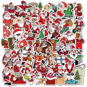 Mascot 50 PCS Christmas Stickers, Santa Claus Stickers Set Waterproof Vinyl Christmas H Mascot 50 PCS Christmas Stickers, Santa Claus Stickers Set Waterproof Vinyl Christmas H