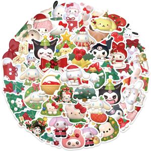 Mascot 50 PCS Christmas Stickers, Santa Claus Stickers Set Waterproof Vinyl Christmas H Mascot 50 PCS Christmas Stickers, Santa Claus Stickers Set Waterproof Vinyl Christmas H