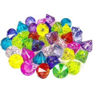Unbranded Acrylic Diamond Gems, Multicolor Gem Stones For Kids, Party Pirate Artificial Je Unbranded Acrylic Diamond Gems, Multicolor Gem Stones For Kids, Party Pirate Artificial Je