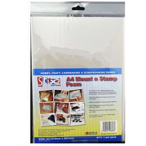 Stix2 A4 Mount N Stamp Repositionable Adhesive Foam Sheet Acid Free Craft 57244 Stix2 A4 Mount N Stamp Repositionable Adhesive Foam Sheet Acid Free Craft 57244