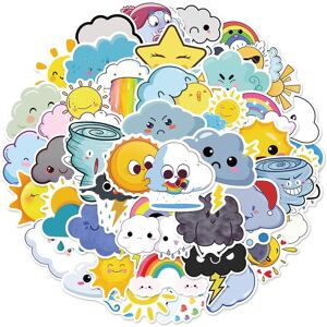 Tianfu Weather Stickers Pack 50 Pcs Waterproof Vinyl Stickers for Laptop Tablet Noteboo Tianfu Weather Stickers Pack 50 Pcs Waterproof Vinyl Stickers for Laptop Tablet Noteboo
