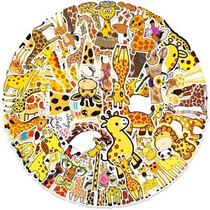 Tianfu 50pcs giraffe graffiti PVC waterproof stickers cute fashion stickers, suitable f Tianfu 50pcs giraffe graffiti PVC waterproof stickers cute fashion stickers, suitable f