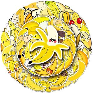 Tianfu Yellow banana sticker is suitable for children cartoon vinyl waterproof sticker Tianfu Yellow banana sticker is suitable for children cartoon vinyl waterproof sticker