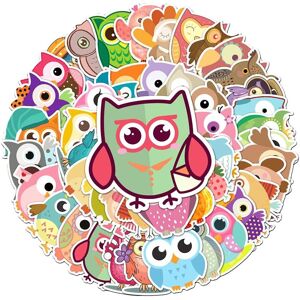 Tianfu Lovely owl vinyl waterproof stickers for children and adolescents computer hydro Tianfu Lovely owl vinyl waterproof stickers for children and adolescents computer hydro