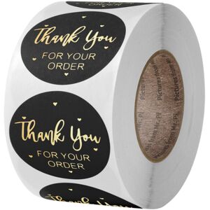 Tianfu Thank you stickers thank you self-adhesive stickers, round English stickers Chri Tianfu Thank you stickers thank you self-adhesive stickers, round English stickers Chri