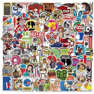 Tianfu 100PCS Cartoon Stickers Waterproof Stickers Tianfu 100PCS Cartoon Stickers Waterproof Stickers