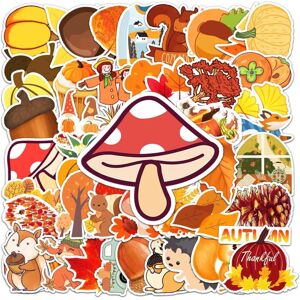 Tianfu 50pcs Autumn Style Stickers Waterproof Vinyl Stickers Cute Funny Stickers for La Tianfu 50pcs Autumn Style Stickers Waterproof Vinyl Stickers Cute Funny Stickers for La