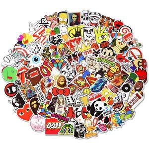 Tianfu 100PCS Cartoon Stickers Waterproof Stickers Tianfu 100PCS Cartoon Stickers Waterproof Stickers