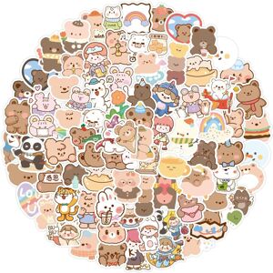 Tianfu Cute Korean Bear Stickers 100pcs Kawaii Stickers, Vinyl Waterproof Lovely Aesth Tianfu Cute Korean Bear Stickers 100pcs Kawaii Stickers, Vinyl Waterproof Lovely Aesth