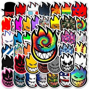 Tianfu 50pcs Cool Spitfire Colorful Fire Man Doodle Waterproof Stickers,Cute Funny Tren Tianfu 50pcs Cool Spitfire Colorful Fire Man Doodle Waterproof Stickers,Cute Funny Tren