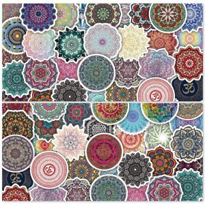 Tianfu 60 Pcs Mandala Stickers Mandala Decals for Water Bottle Hydro Flask Laptop Lugga Tianfu 60 Pcs Mandala Stickers Mandala Decals for Water Bottle Hydro Flask Laptop Lugga
