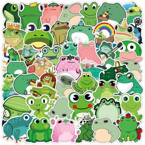 Tianfu 50 Pcs Frog Stickers Frog Decals for Water Bottle Hydro Flask Laptop Luggage Car Tianfu 50 Pcs Frog Stickers Frog Decals for Water Bottle Hydro Flask Laptop Luggage Car