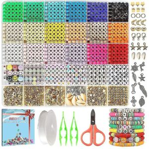 Unbranded 5100 Clay Beads Bracelet Making Kit Unbranded 5100 Clay Beads Bracelet Making Kit