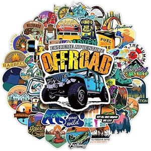 TIANCI 50pcs for Water Bottle Vinyl Stickers Funny Offroad Stickers DecalsTrucks Jeep C TIANCI 50pcs for Water Bottle Vinyl Stickers Funny Offroad Stickers DecalsTrucks Jeep C