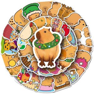TIANCI Lovely Capybara Stickers Pack Waterproof Cartoon Vinyl Stickers for Hydroflasks TIANCI Lovely Capybara Stickers Pack Waterproof Cartoon Vinyl Stickers for Hydroflasks
