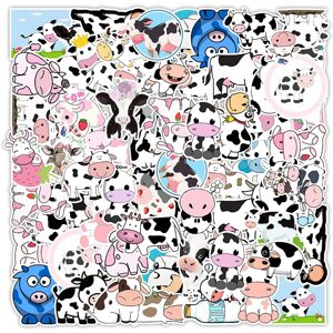 TIANCI 50pcs Cow Sticker , Cute Waterproof Vinyl Cow Print Stickers for Laptop, Water B TIANCI 50pcs Cow Sticker , Cute Waterproof Vinyl Cow Print Stickers for Laptop, Water B