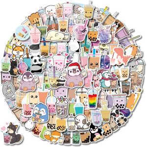 TIANCI 100PCS Kawaii Bubble Tea Stickers,Drink Stickers, Vinyl Cute Tea Stickers Gifts, TIANCI 100PCS Kawaii Bubble Tea Stickers,Drink Stickers, Vinyl Cute Tea Stickers Gifts,