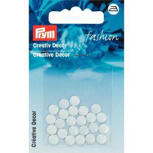 Prym Round Studs White - per pack of 24 Prym Round Studs White - per pack of 24