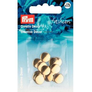 Prym Round Studs Gold - per pack of 18 Prym Round Studs Gold - per pack of 18