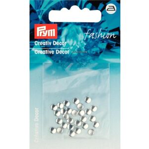 Prym Round Studs Silver - per pack of 28 Prym Round Studs Silver - per pack of 28