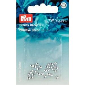 Prym Round Studs Silver - per pack of 30 Prym Round Studs Silver - per pack of 30
