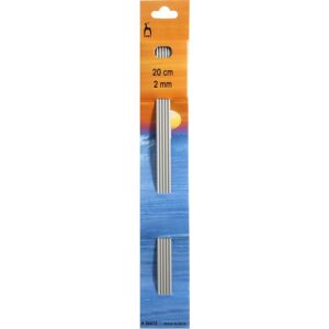 Pony Double Point Needles 20cm - per pack of 5 Pony Double Point Needles 20cm - per pack of 5