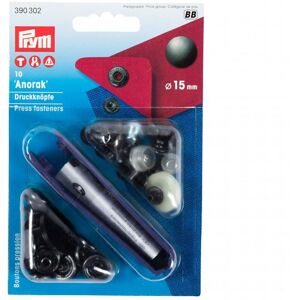 Prym Anorak Snaps Press Fasteners Black Oxidized - per pack of 10 Prym Anorak Snaps Press Fasteners Black Oxidized - per pack of 10