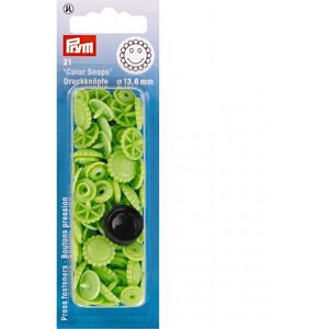 Prym Flower Snaps Press Fasteners Apple Green - per pack of 30 Prym Flower Snaps Press Fasteners Apple Green - per pack of 30
