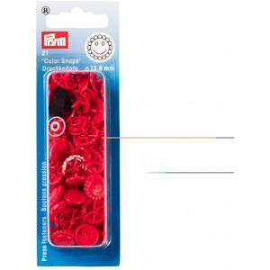 Prym Flower Snaps Press Fasteners Red - per pack of 30 Prym Flower Snaps Press Fasteners Red - per pack of 30