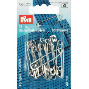 Prym Safety Pins Silver - per pack of 12 Prym Safety Pins Silver - per pack of 12