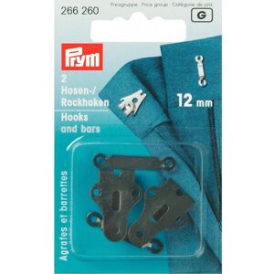 Prym Hook & Bar Fasteners Black - per pack of 2 Prym Hook & Bar Fasteners Black - per pack of 2