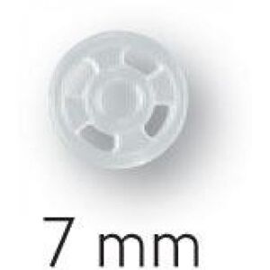 Prym Sew On Plastic Snap Fasteners Transparent - per pack of 1000 Prym Sew On Plastic Snap Fasteners Transparent - per pack of 1000