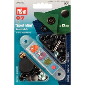 Prym Sport Snaps Press Fasteners Black Oxidized - per pack of 10 Prym Sport Snaps Press Fasteners Black Oxidized - per pack of 10
