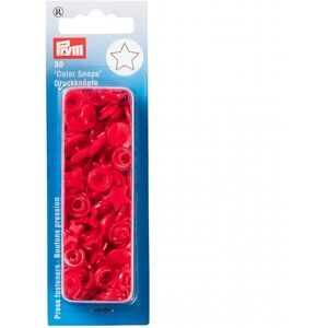 Prym Star Snaps Press Fasteners Red - per pack of 30 Prym Star Snaps Press Fasteners Red - per pack of 30