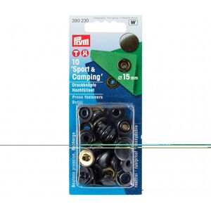 Prym Sport Snaps Press Fasteners Refill Black Oxidized - per pack of 10 Prym Sport Snaps Press Fasteners Refill Black Oxidized - per pack of 10