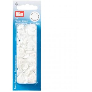 Prym Snaps Press Fasteners White - per pack of 30 Prym Snaps Press Fasteners White - per pack of 30