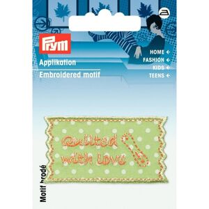 Prym Patch Motif Handmade Light Green - each Prym Patch Motif Handmade Light Green - each