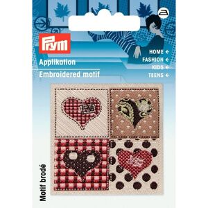 Prym Patch Motif Handmade Brown & Beige - each Prym Patch Motif Handmade Brown & Beige - each