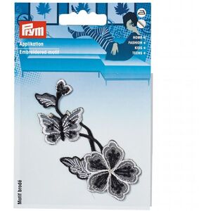 Prym Patch Motif Flower Tendril - each Prym Patch Motif Flower Tendril - each