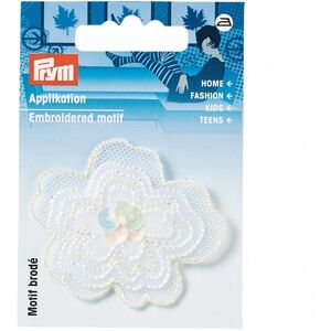 Prym Patch Motif Organza Flower - each Prym Patch Motif Organza Flower - each