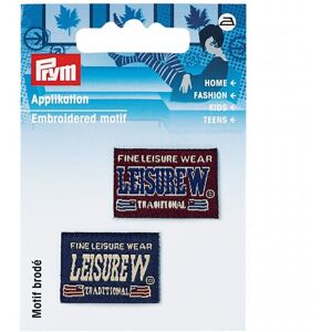 Prym Patch Motif Leisure Wear - per pack of 2 Prym Patch Motif Leisure Wear - per pack of 2