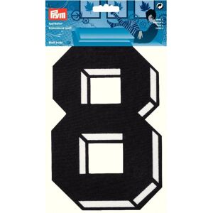 Prym Number Patch Motif Large Number 8 - Black - each Prym Number Patch Motif Large Number 8 - Black - each