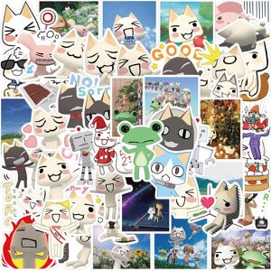 TIANCI 50pcs Inoue Toro Cute Stickers Kawaii Cat Characters Vinyl Graffiti Decals for L TIANCI 50pcs Inoue Toro Cute Stickers Kawaii Cat Characters Vinyl Graffiti Decals for L
