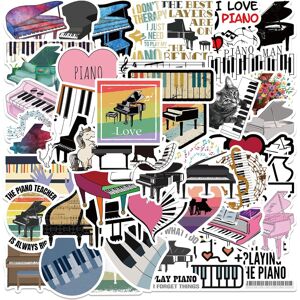 TIANCI Piano Stickers - 50 Pcs Cartoon Lovely PVC Kawaii Decals Funny Vinyl Decoration TIANCI Piano Stickers - 50 Pcs Cartoon Lovely PVC Kawaii Decals Funny Vinyl Decoration